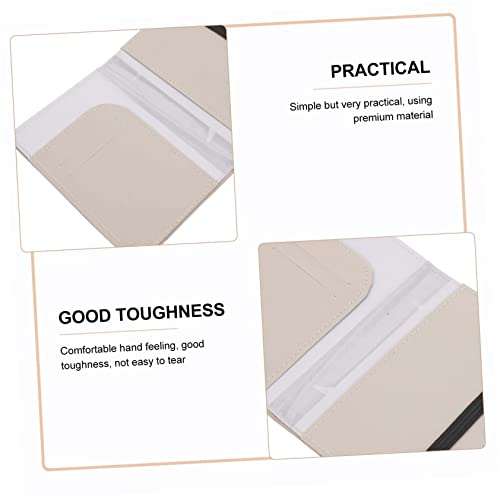 Abaodam 2 Peças Capa Para Cartão De Passaporte Carteira De Couro Para Passaporte Bolsas De Viagem Ma