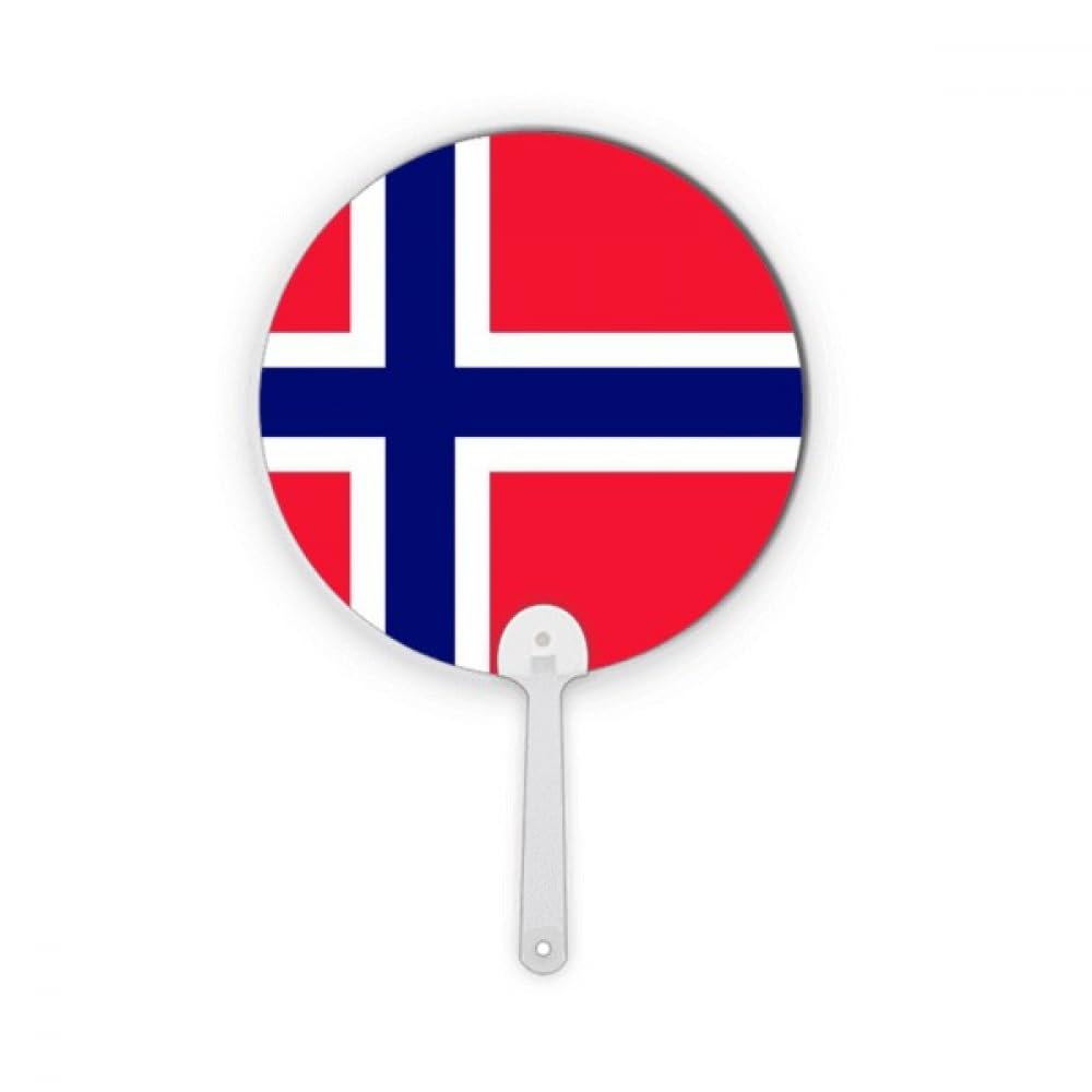 Éventail Norvège en plastique idéal pour supporter les matchs d'été