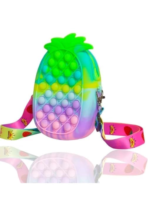 Crossbody Popit Bag for Kids, Pop It Bag for Girls, Pop It Fidget Toy Shoulder Bag, Fidget Purse for Kids Stress Relief Toys,pop it pouch, popit coin purse bags popit kid birthday gift-picture-26