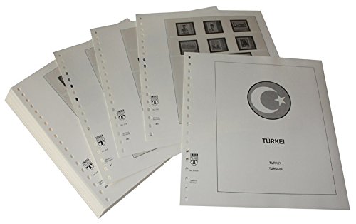 Feuilles pré-imprimées Année 1981-1991 Turquie LINDNER pour compléter votre album