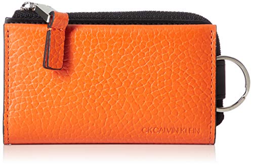 [CK カルバン・クライン] ラップ小物 スマートキー対応 小銭入れ付き キーケース 820622 オレンジ