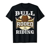 Rodeo Bulll Riding Cowboy Bullen d'équitation T-Shirt