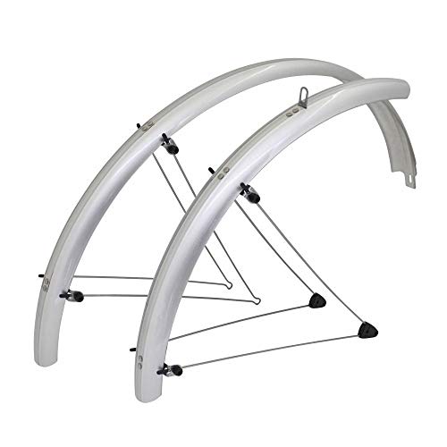 Garde Boue VTT Stronglight Country 26 pouces 60mm Argent la paire pour vélo