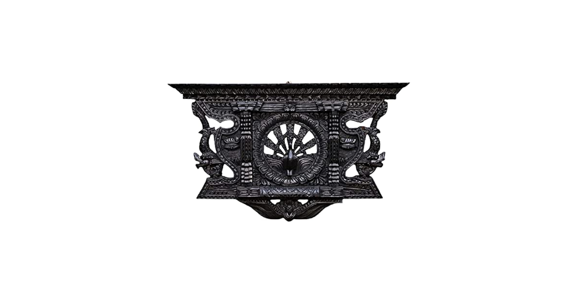 未使用☆ネパール木彫☆孔雀の窓☆ 木製ウィンドウフレーム☆Ankhi Jhyal Amazon.co.jp: Himalayan Craft クジャク 無垢木製ウィンドウ