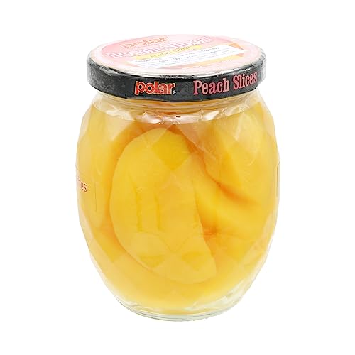 MW Polar Peach Slices in Light Syrup, glass jar 10oz (pack of 12) - Thumbnail 4