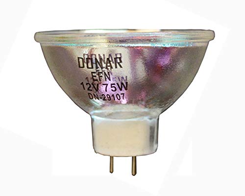 2pcs EFN 12V 75W Donar Lamp RM-104 for Almore 3442 - Atlas A1-230-EFN - GE 41252 - Cabin 888 - Canimpex EFN - Lares 10276 - Leitx Focomat 1C - MEDTRONIX Viola DENT 3 - Medical Dental Projector Lamp