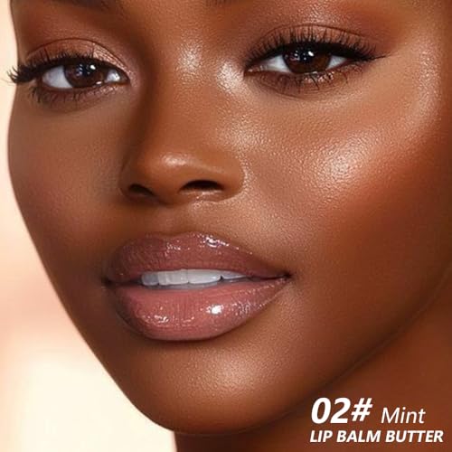 Image of FeiCuiYun 2Pcs Summer Lip Butter Lip Balm, Ultra-Hydrating Natural Vegan Lip Balm, Sheer-Tinted Shine & Hydration, Soothes & Softens Dry Lips Skincare, Balsamo labial hidratante (#1+2#)