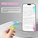 TikTok Scrolling Ring Remote, Bluetooth Page Turner for iPhone/Android/iPad, Hands‑Free Scroll/Like/Next/Volume Control, Rechargeable USB‑C, Includes Phone Stand