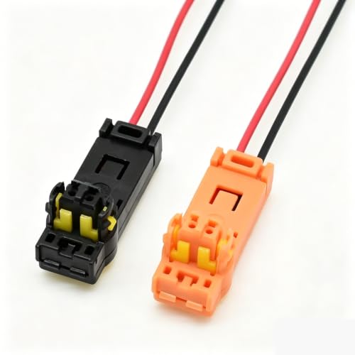 Conector volante 2P DJ70271-1-21 hembra con cable de corriente para sensor de coche 2