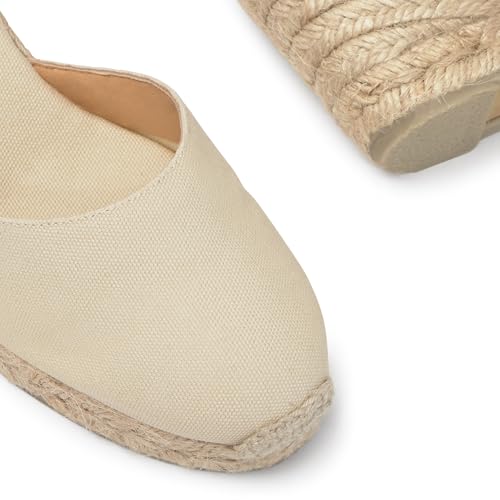 Image of Castaner | Espadrille with Wedge Carina Made in Canvas 7 cm | Woman