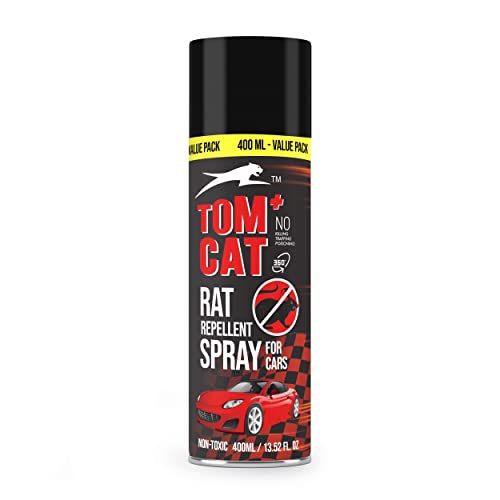 Shadow Securitronics Tom Cat No Entry Rat Repellent Car Spray for Cars Highly Effective Easy to Spray| Odour Free Rat Repellent Spray for Cars| Rodent Spray| Anti Rat Spray | (400ml) - FORMULATION 3X
