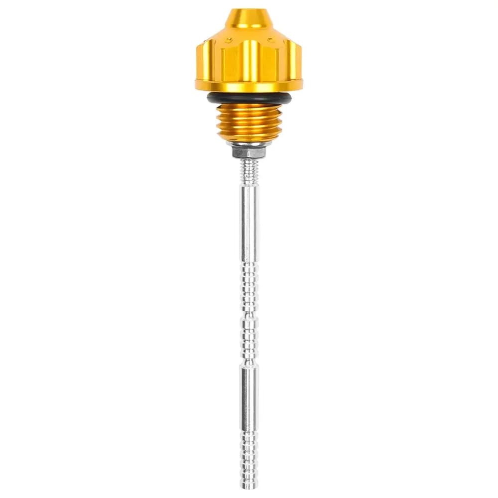 Moto Indicatore di Livello Olio Asta di Livello Antifurto Tappo del Serbatoio 'olio Motore Compatibile con i Modelli di Scooter PCX125 PCX150 PCX160(Gold)