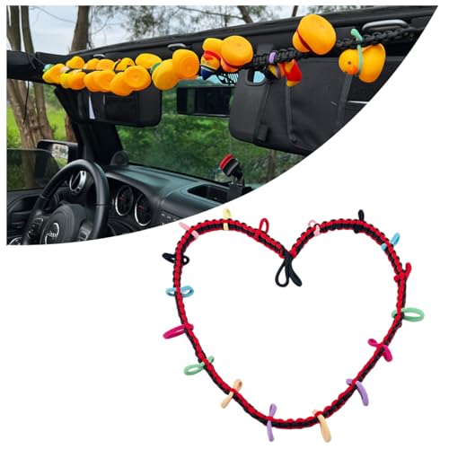 Duck Holder for Jeep,Duck Mount Holder Compatible with Jeep Wrangler TJ JK&JL,Red(1PCS)