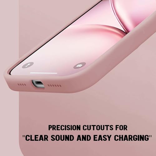 Image of Kratos Active Grip Silicone Case Cover Compatible with iPhone 15 Plus - Enhanced Protection, Wireless Magnetic Charging Case with Raised Edge Camera & Screen Protection, Shock-Resistant Design Pink