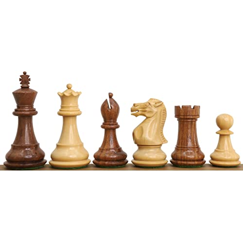 Jeu d'échecs Staunton de 7,6 cm en bois précieux pour vos soirées salon