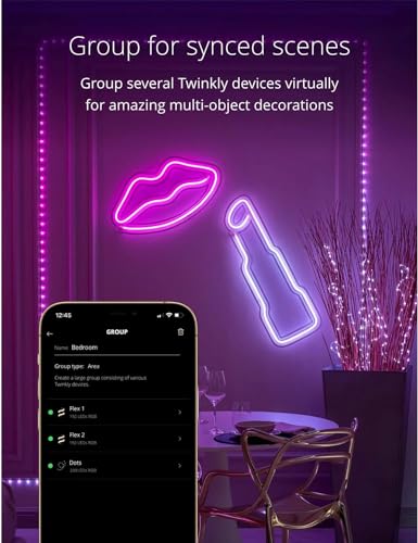Tira LED Flexible Twinkly 6.5 pies Multicolor RGB miniatura 6