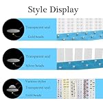 Ear Seeds Acupuncture Kit - 100 Pieces - Acupressure with Ears Seed, with Bonus Free Chart and Brass Acupressure Probe - for Balance & Wellness (Gold-100pcs) - Image 5