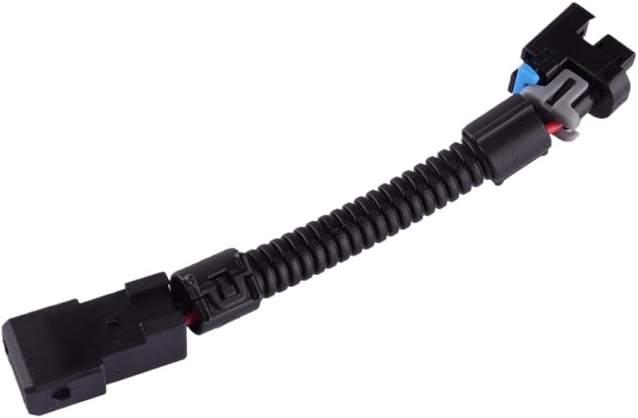 8Pcs Fuel Injector Connector Adapter Fit For EV1 To EV6 EV14 USCAR LS1 LS2 LS3 LT1 Black Plastic