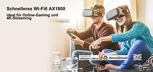 Bild 4 - TP-Link Deco X20 AX1800 Wi-Fi 6 WLAN Mesh Router Set (Dualband 1800Mbit/s Repeater, Reichweite bis zu 370m², 4xGigabit-Ports, kompatibel mit Amazon Alexa, Schnellinstallation, Homecare, 2 Pack) weiß