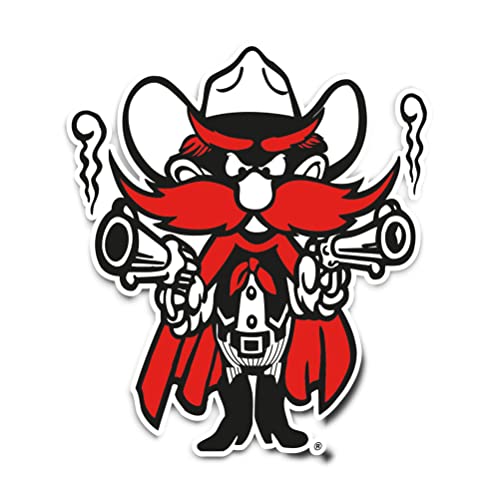 Desert Cactus Texas Tech University Red Raiders Sticker Decal (IND 23)