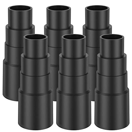 6Pcs Vacuum Cleaner Adapter Vacuum Hose Adapte Compatible with Vacuums Hose Adapter Professional Extraction Hose Adaptor Replacement Reusable 23/30/34/35mm for Power Tool