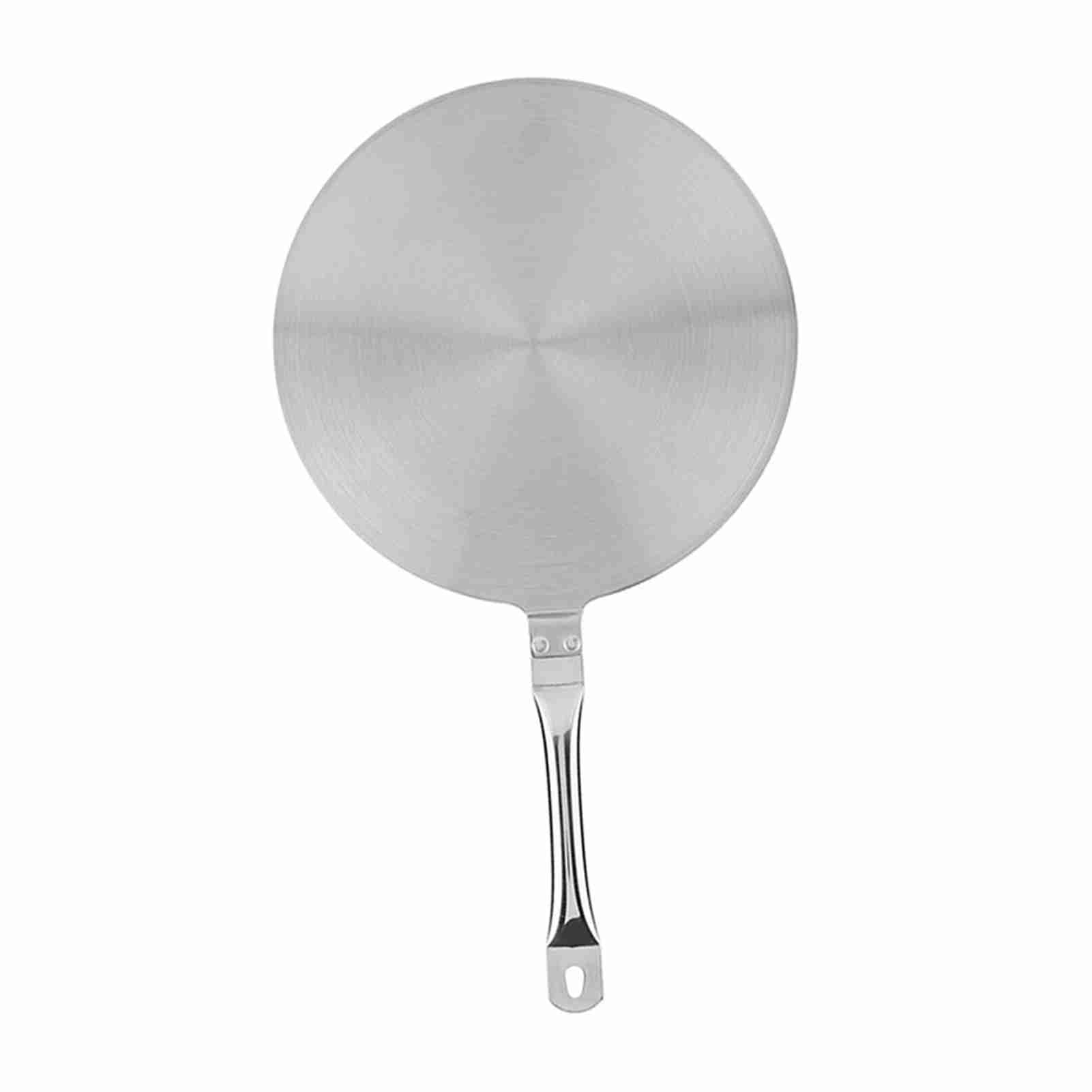 Piastra diffusore di calore per piani cottura a gas e a induzione – Convertitore di calore in acciaio inossidabile per una cottura uniforme, compatibile con pentole non a (24 cm)