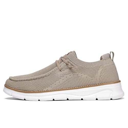 Image of Mens Casual Loafers Shoes Slip On Fashion Walking Dress Sneakers Business Oxfords Work Lightweight Soft Sole Zapatos