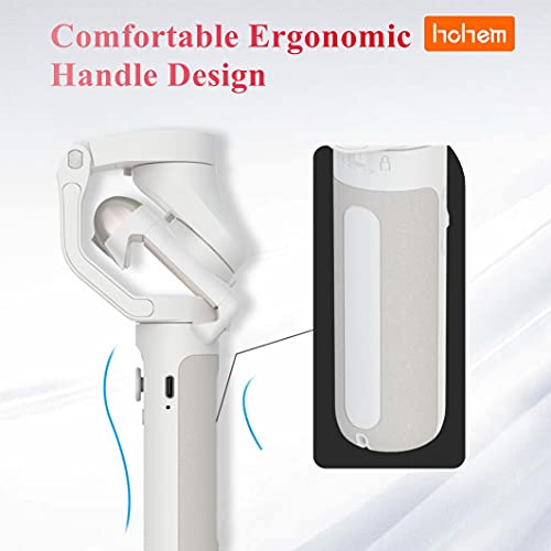 Hohem ISTEADY V2 Gimbal Stabilizer For Smartphone W/Ai Visual Tracking Led Video Light Auto Zoom Foldable Gimbal thumb #6