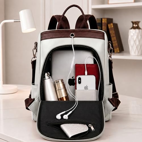 Image of VISMIINTREND Backpack Bags for Women | Rakhi Gift for Sister | Vegan Leather Laptop Bag for Women Office, Backpack for College, Daily Travel Bagpack - Rakshabandhan Gift For Sister