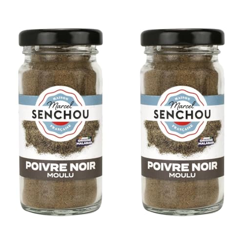 MARCEL SENCHOU - POIVRE NOIR MOULU MALABAR 50G - Epices - sels & poivres - 4521670 (Lot de 2)