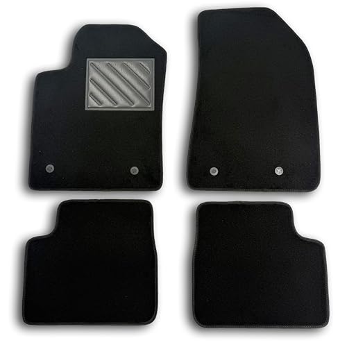 Alfombrillas Bravo II con talonera protectora para viajes en familia y diario