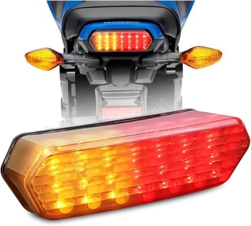 Luz trasera para motocicleta CB 650 F que evita multas y mejora visibilidad de frenado 3