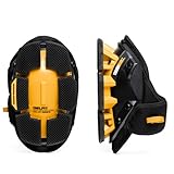 ToughBuilt - GelFit Stabilizer Knee Pads, Heavy-Duty Gel Cushioning with Ergonomic Support, Durable Hard Shell, and Stable Non-Slip Design for Construction & Flooring (TBL-KP-G205-R)
