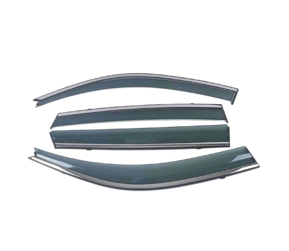 Déflecteurs de ventilation pour Chery Tiggo 3 2006-2019 avec bandes chromées - 8