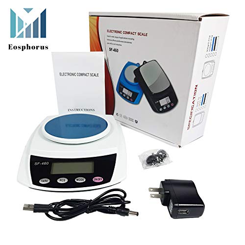 image for Eosphorus 600 g (21 oz) / 0.01 g Digital LCD Laboratory Lab Scale Anal