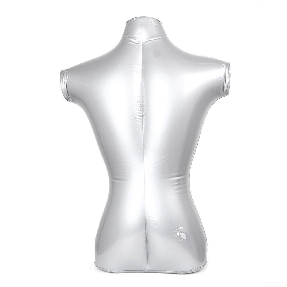 Buste masculin gonflable en PVC pour vitrine d'accessoires de mode