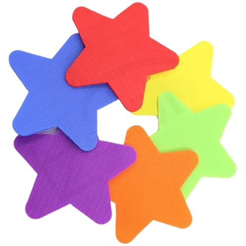 36pcs Spot Markers Carpet Markers for Classroom Preschool Classroom Must Haves Floor Dots for Teacher Supplies (Star, 4')