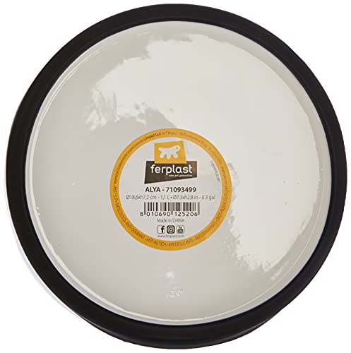 Ferplast Tigela de cerâmica Alya para gatos e cães, 18 x 7 cm, 1,1 litro