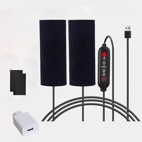 Motorcycle Heated Grips Cover Pad for BMW R1250 GS R 1250 GSA R 1250GS HP R1250GS, 5V Handlebar Heater, Motorcycle Heated Grips USB Powered, ATV Hand Heater Warmer with Switch & Fuse