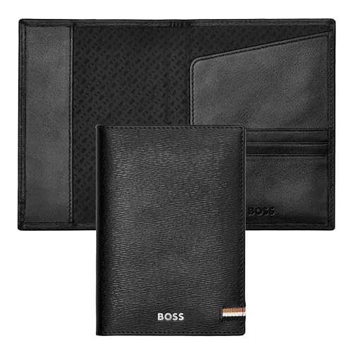 Hugo Boss Passport Case étui de protection noir pour passeport homme