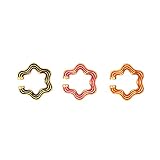 AVEMARÍA Set X3 Ear Cuff 24K Gold Plated Intuition Cuffs Jewelry Non Piercing Earrings Fake Piercing