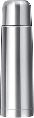 Botella térmica aislada de acero inoxidable con taza, frasco de doble pared aislado al vacío, botella de agua para té, bebidas calientes y frías,