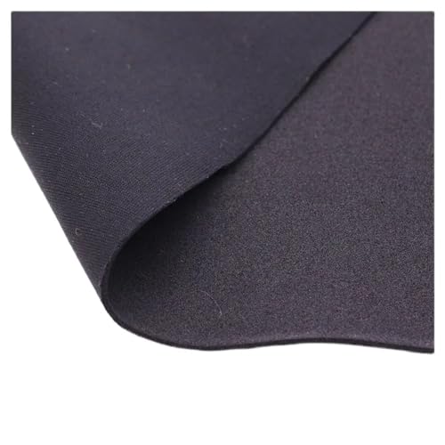 SRYSHKR Neopren Stoff wasserdicht 1 mm Neopren-Gewebe, einzelne Polyester-Verbundstoffe for Reparatur-Tauchschutz(15cm x 45cm)