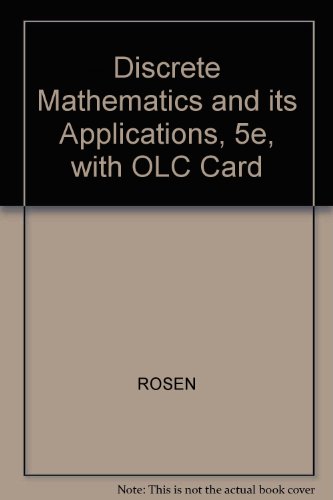 Discrete Mathematics And Its Applications 0071233741 Book Cover