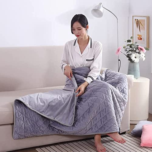 LILOVE Electric Blanket Single, 75x120cm Heated Blanket USB Powered 5V Energy Efficient, 3 Temperature Setting, Soft Flannel, Electric Heated Blanket Throw for Sofa Chair, Machine Washable