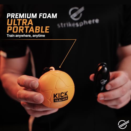 Smart Ball 1002 Tracker orange en taille S avec compteur de coups de pied intégré