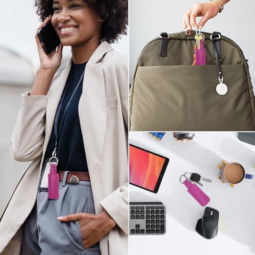 Étui de protection pour clés USB anti-rayures en cuir microfibre - 5