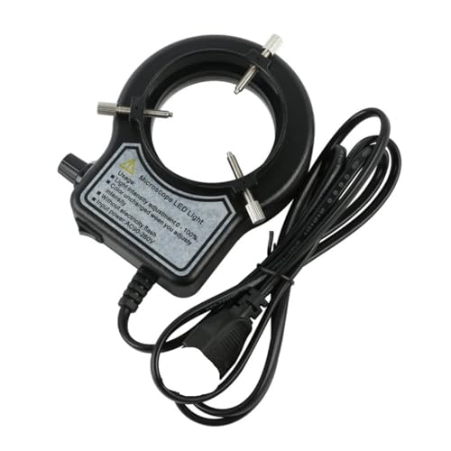 Microscope 56 LED Adjustable Ring Light Lamp Black for Stereo Microscope Camera