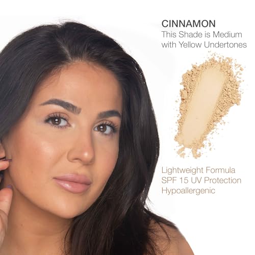 Bellapierre Compact Mineral Foundation SPF 15, Pressed Powder Makeup Base, Concealer & Setting Powder in One - Image 3