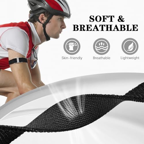 Oanux Nylon Loop Ankle/Arm/Wrist Band Compatible with Hume Band Replacement, Hook and Loop Breathable Soft Bicep Strap for Hume Band by Oanux - Image 3